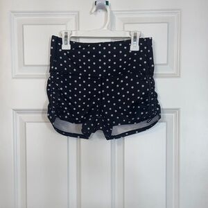FP Movement by Free People Black and White Polka Dot Athletic Shorts